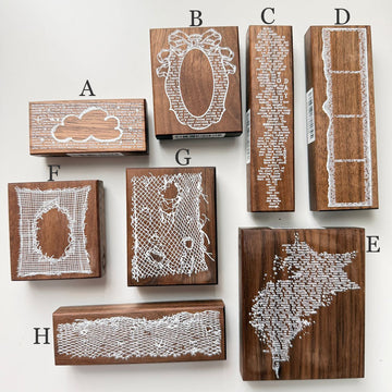 Journal pages rubber stamps - whispered layer