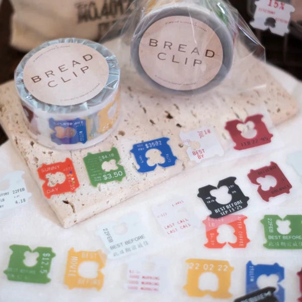 Jr.Journal Bread Clip Kiss Cut PVC Tape Sticker Roll
