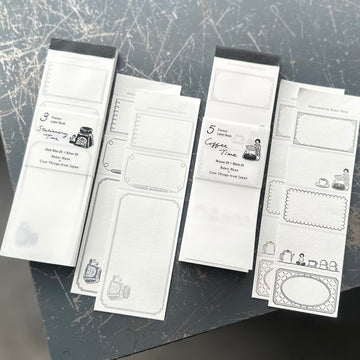 Oeda letterpress x Rakui Hana- Cute Things from Japan label book