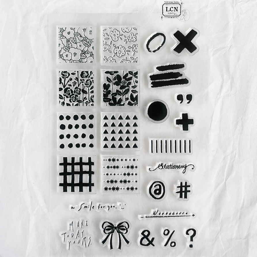 LCN clear Stamp - For the day