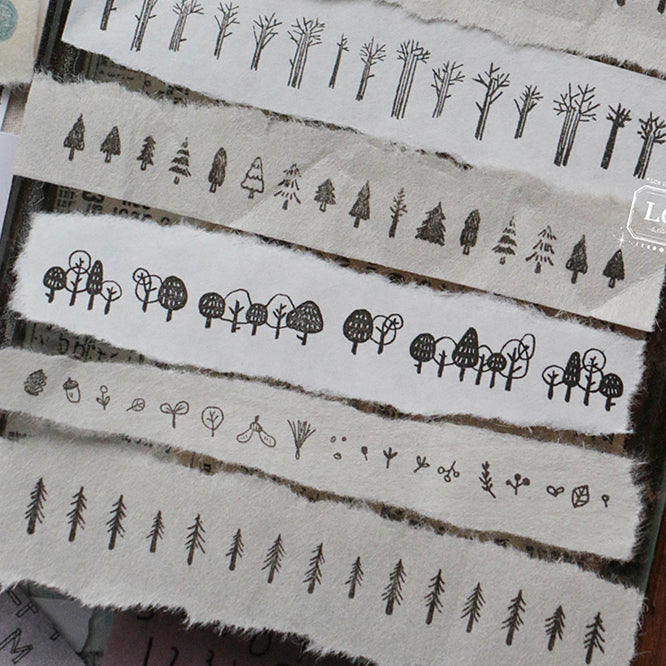 LCN clear Stamp - Trees and flowers