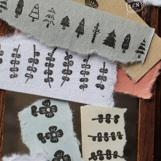 LCN clear Stamp - Trees and flowers