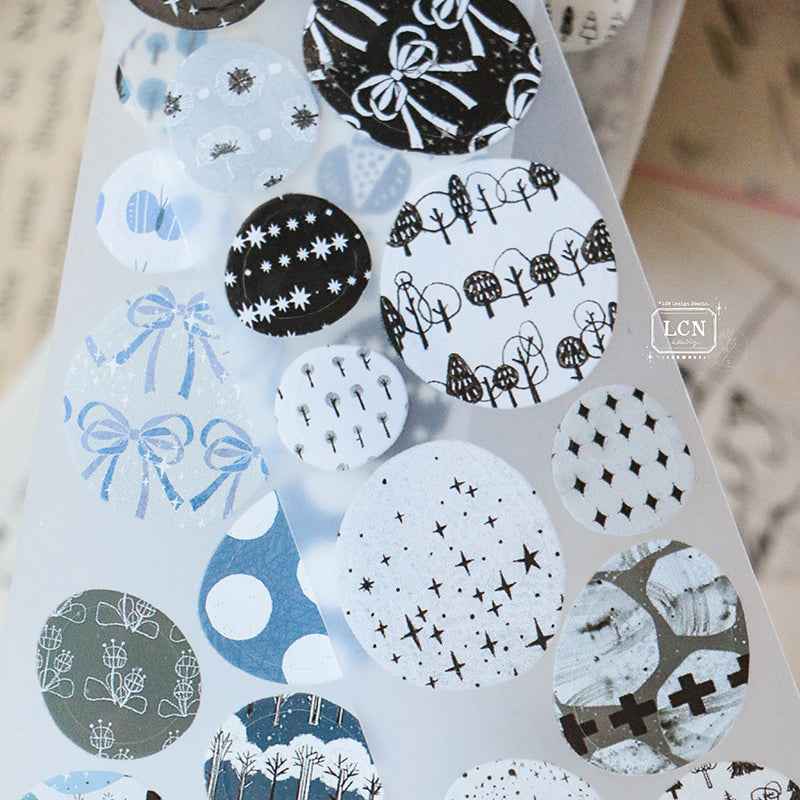 LCN Cobblestone PET tape/Washi tape with kiss-cut