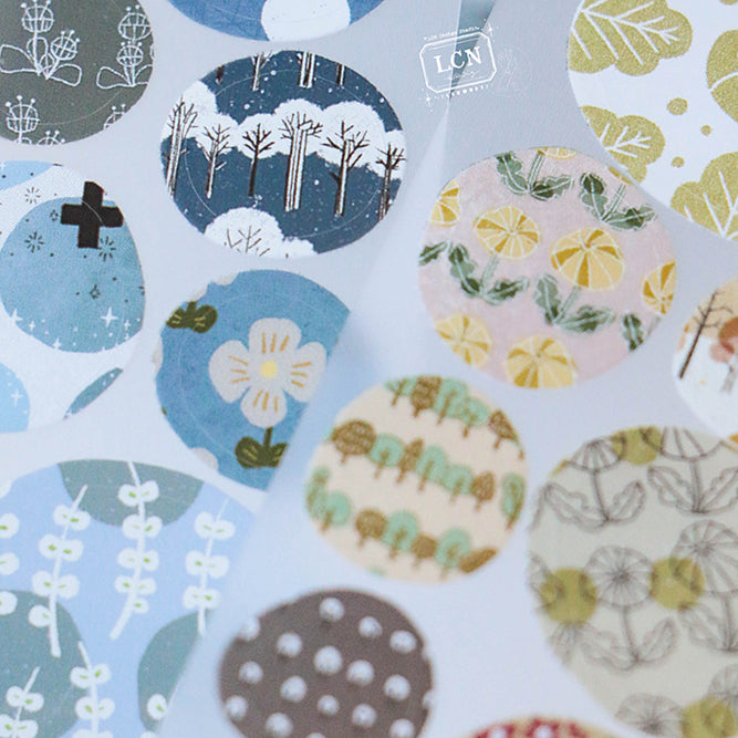 LCN Cobblestone PET tape/Washi tape with kiss-cut