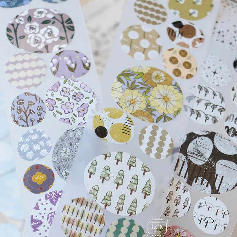 LCN Cobblestone PET tape/Washi tape with kiss-cut