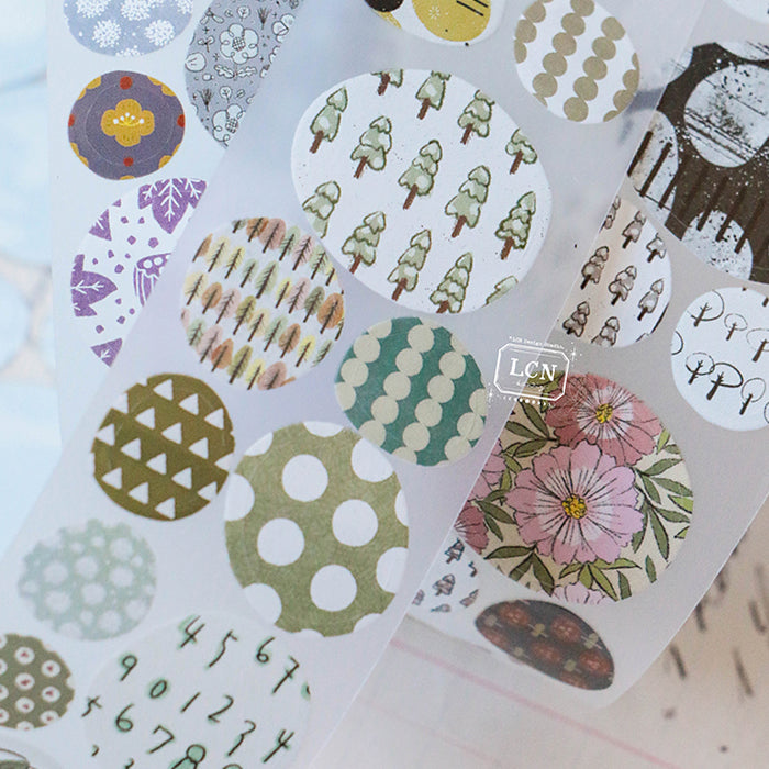 LCN Cobblestone PET tape/Washi tape with kiss-cut