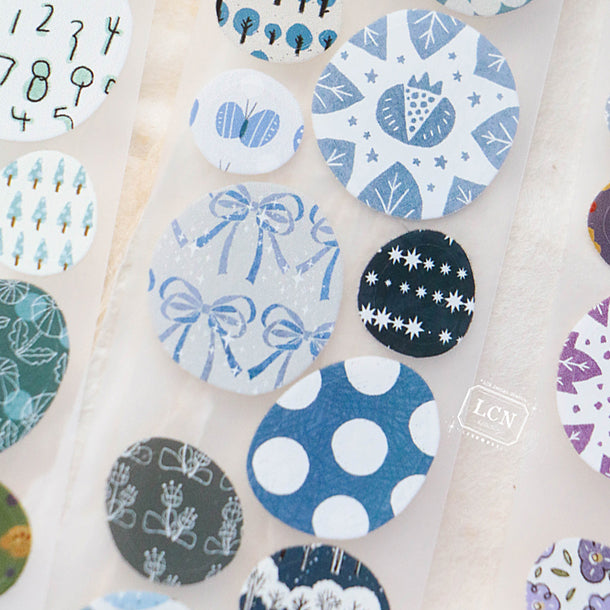 LCN Cobblestone PET tape/Washi tape with kiss-cut