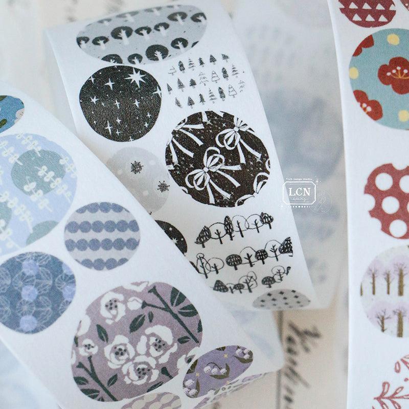 LCN Cobblestone PET tape/Washi tape with kiss-cut