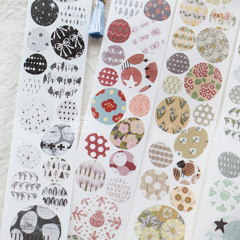 LCN Cobblestone PET tape/Washi tape with kiss-cut