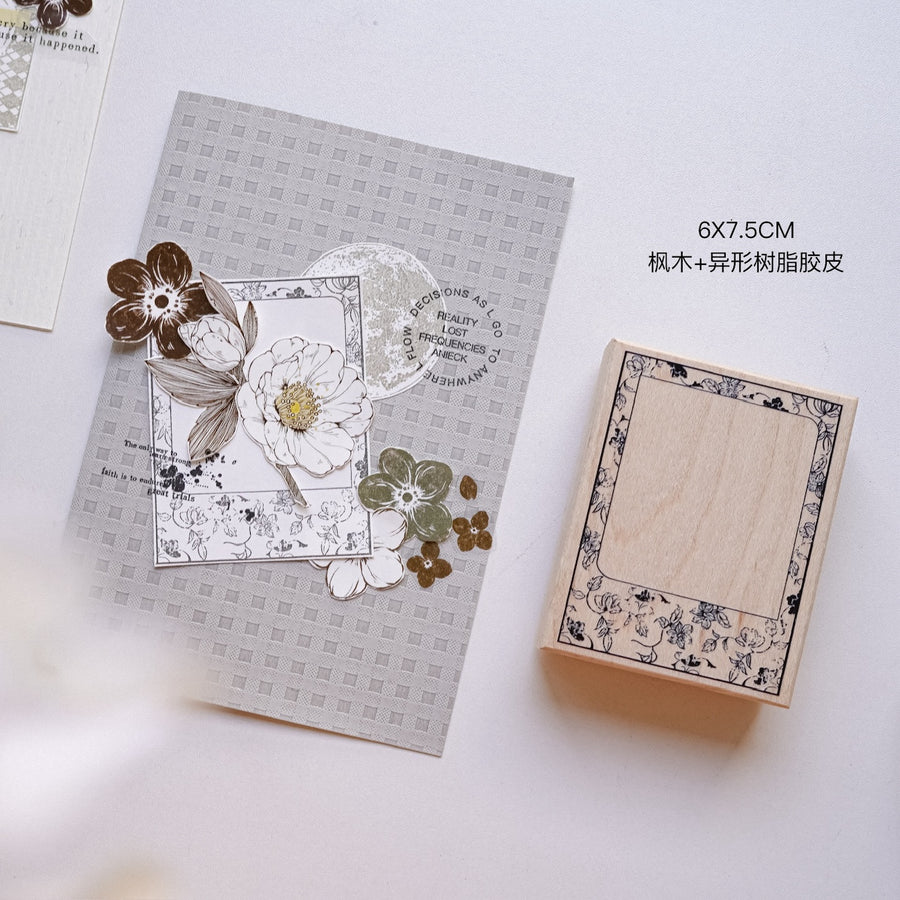 Jennyuanzi Frame Series rubber stamps