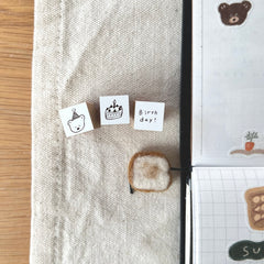 Ranmyu rubber stamps - Birthday (3 in 1 Set)