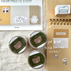 Ranmyu Roll sticky notes - Check Pattern