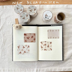 Ranmyu Roll sticky notes - Full-patterned