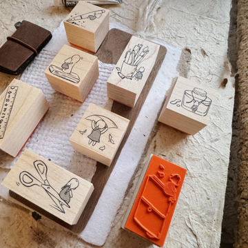 Penspapersplanner rubber Stamps - The Ink Keeper