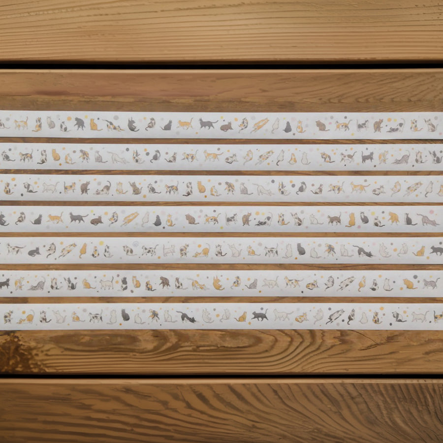 Modaizhi Meow Meow Meow Die-cut Washi Tape
