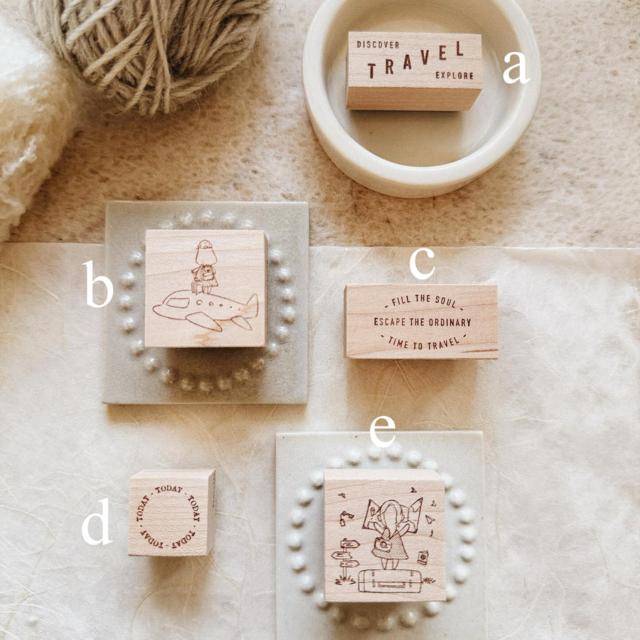 Penspapersplanner rubber Stamps - here and there
