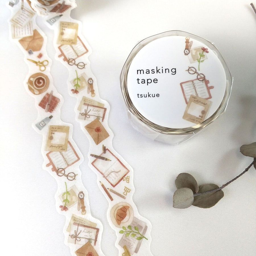 Mind Wave Seamless Die-Cut Washi Tape - tsukue