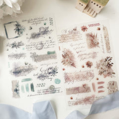 Journal Pages something.... print on sticker