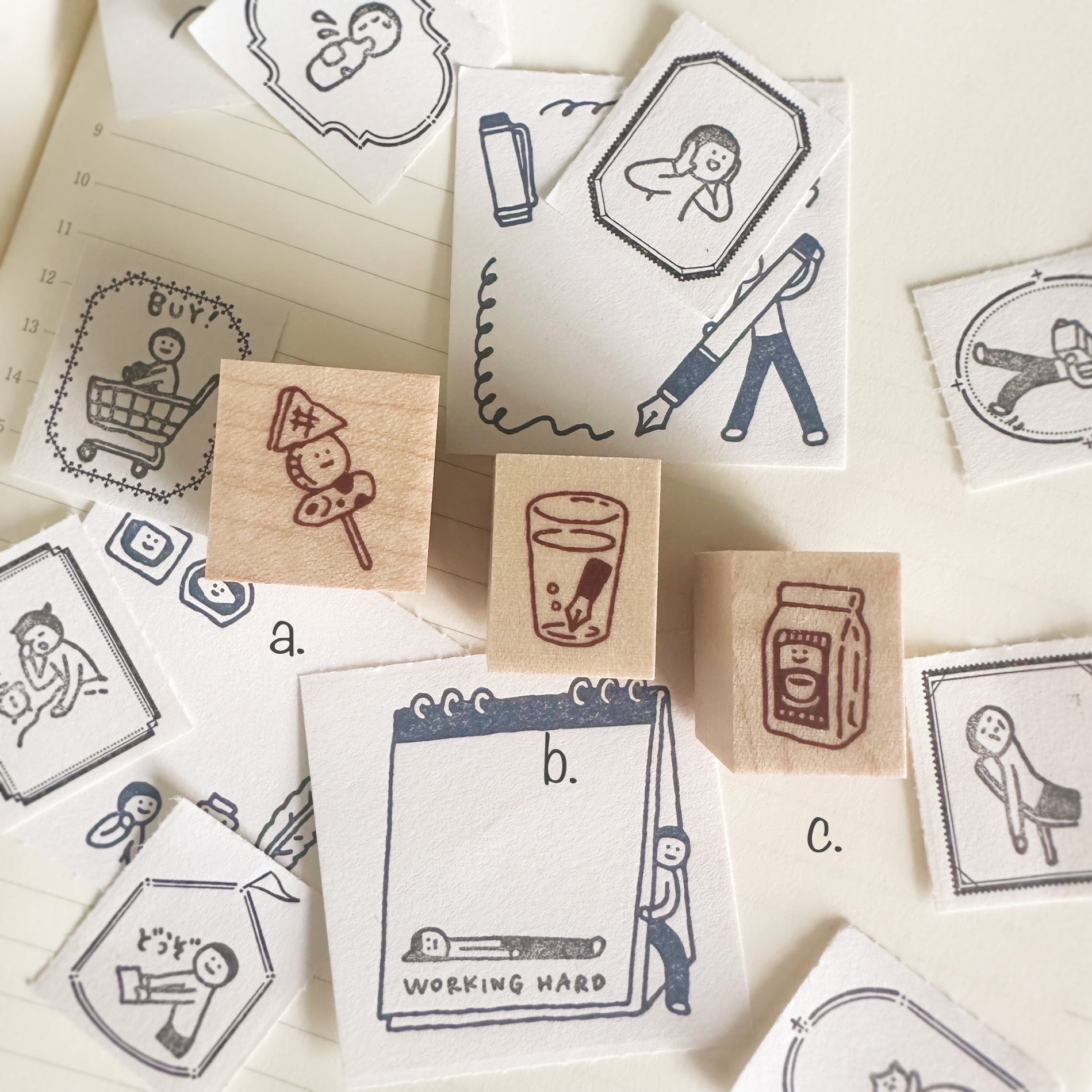 Littlelulu lifestyle rubber stamp - 6 – journalpages