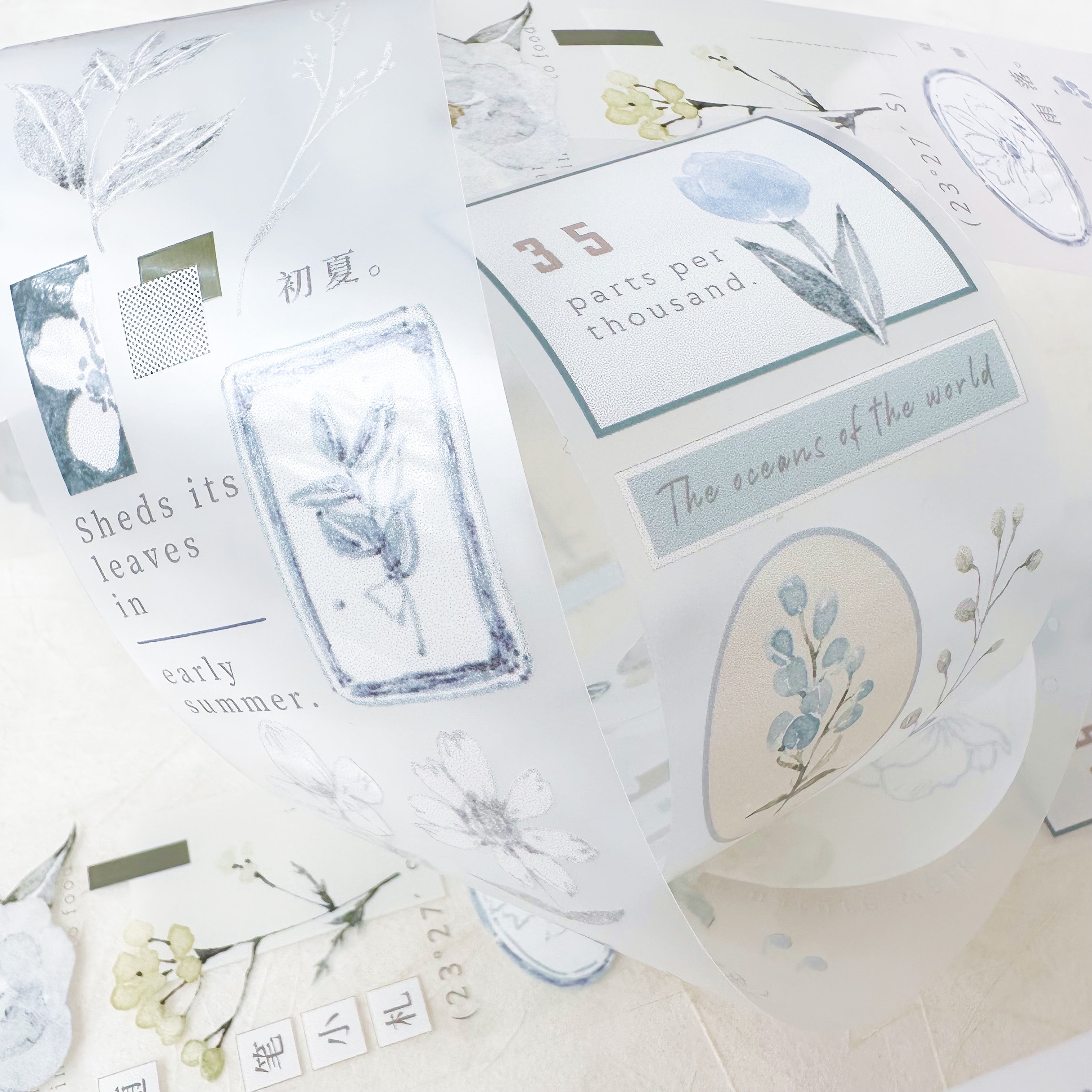 JOURNAL PAGES × 雀斑茶 7本セット JOURNAL PAGES × 雀斑茶 7本セット テープ・マスキングテープ