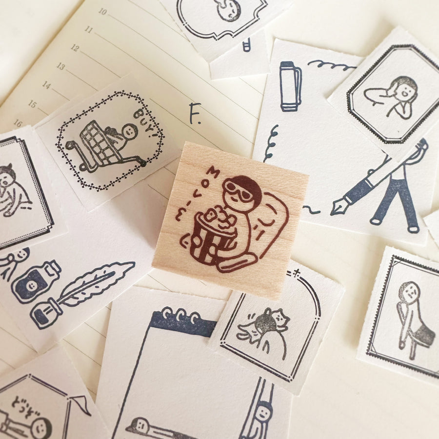 Littlelulu mini rubber stamp - 5