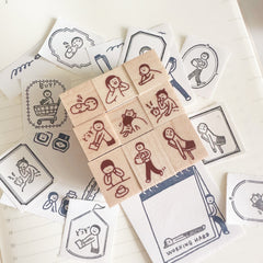 Littlelulu mini rubber stamp - 5