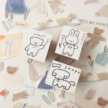 Ranmyu rubber stamps - 2.5 x 3cm