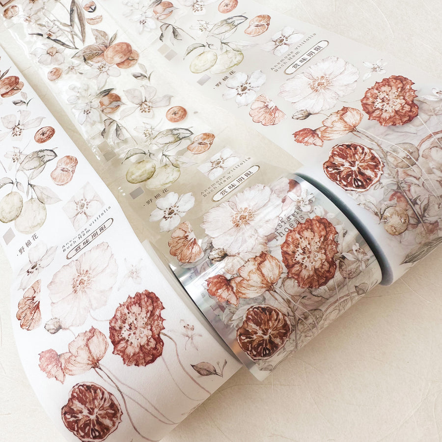 Freckles Tea Vol.3 Autumn leaves washi tape & pet tape – journalpages