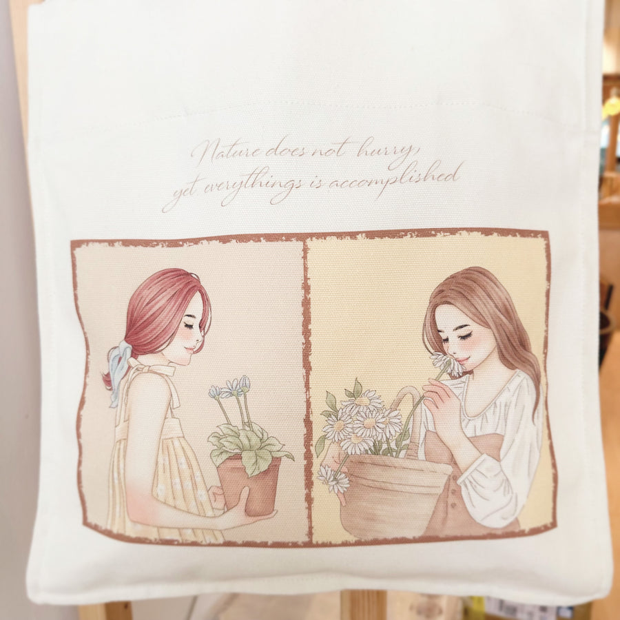 (Pre-order) Journal Pages x Windry Ramadhina slow living canvas bags