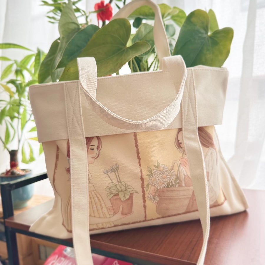 (Pre-order) Journal Pages x Windry Ramadhina slow living canvas bags