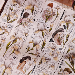 Little white " iris " pet tape
