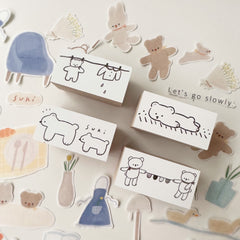 Ranmyu original rubber stamps - 2 x 4cm