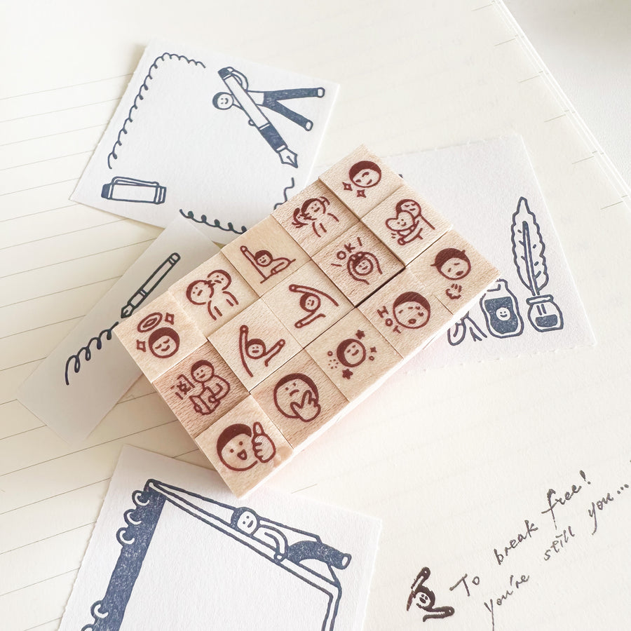 Mini Rubber Stamp Toilet Paper