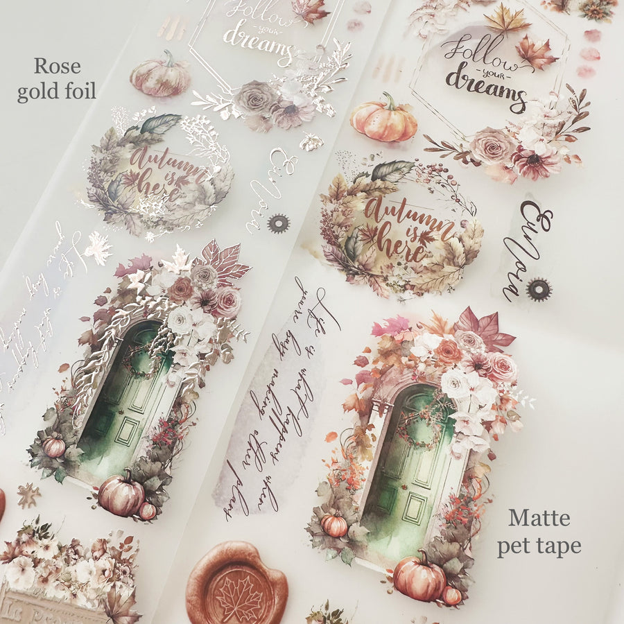 Journal Pages “To Be Continous” die cut washi tape, washi tape & pet tape