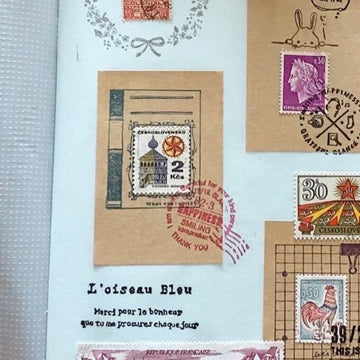 Kubominoki “Book cover ”Rubber Stamp