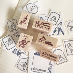 Littlelulu Daily rubber stamp - 2