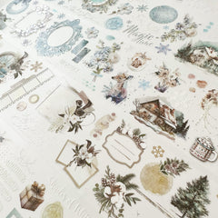 Journal Pages "snow way out" crystal pet tape