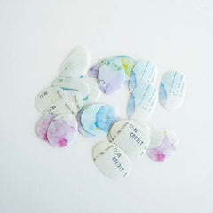 YOHAKUヨハク Washi Flake Seal - nuance (F-004)