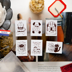 OURS "The Gift" Stamp Tea Room Series