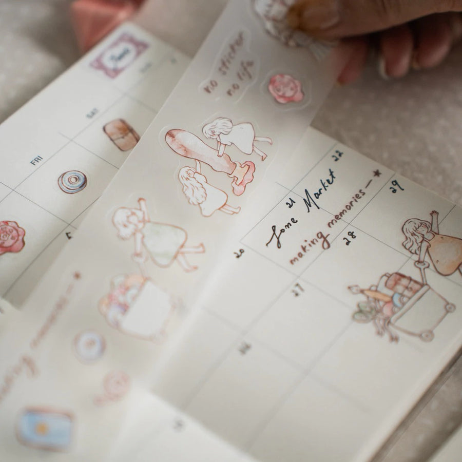 Shō Littlehappiness Kiss Cut PET Tape - Stationery Friends