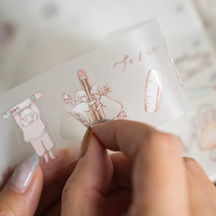 Shō Littlehappiness Kiss Cut PET Tape - Stationery Friends