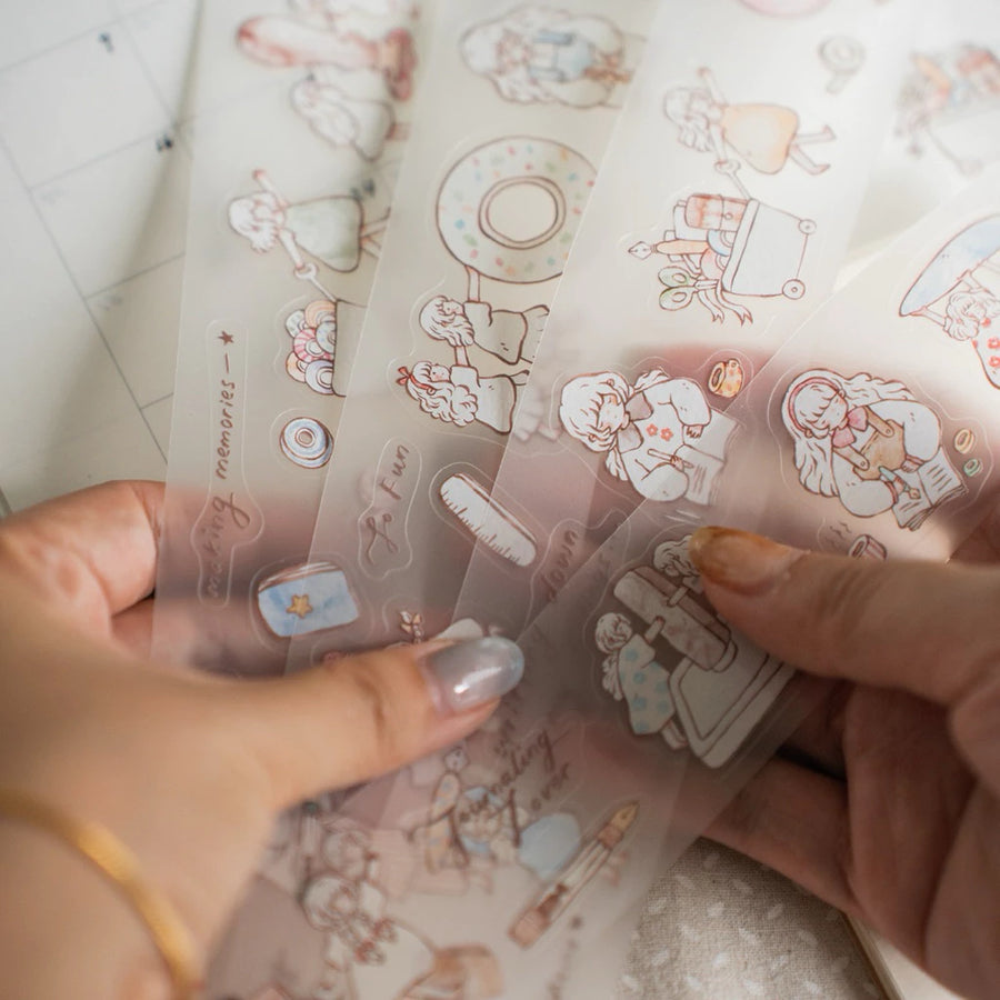 Shō Littlehappiness Kiss Cut PET Tape - Stationery Friends