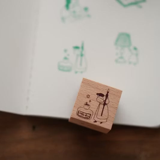 Ivysnow rubber stamp - Ink and Pen