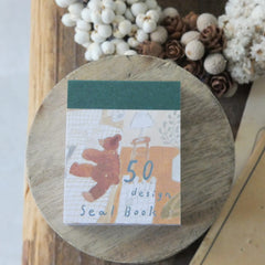 Shoichiro Tobimatsu Seal Book Sticker (50 sheet) - Cozy Room