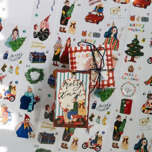 LDV Xmas mini card - My bike is my sleigh (10 Sheets)