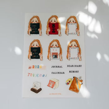 LDV 2026 calendar A6 Sticker