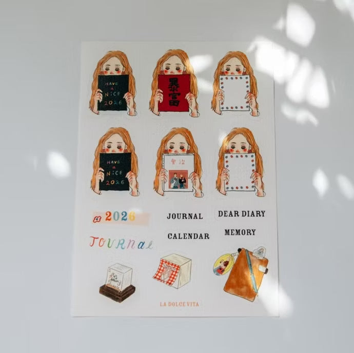 LDV 2026 calendar A6 Sticker