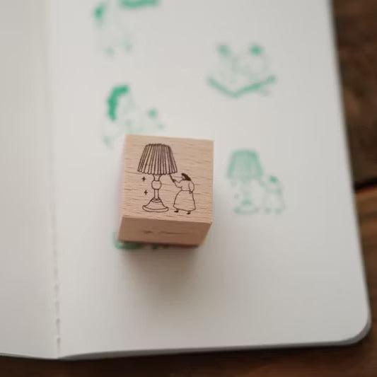 Ivysnow rubber stamp - Desk Lamp