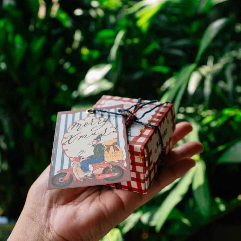 LDV Xmas mini card - My bike is my sleigh (10 Sheets)