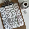 Loidesign Travel Collection Die-cut Paper Tape